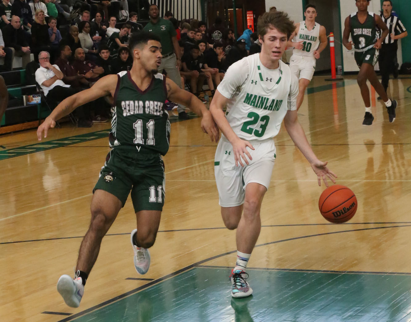 Mainland Cedar Creek boys basketball